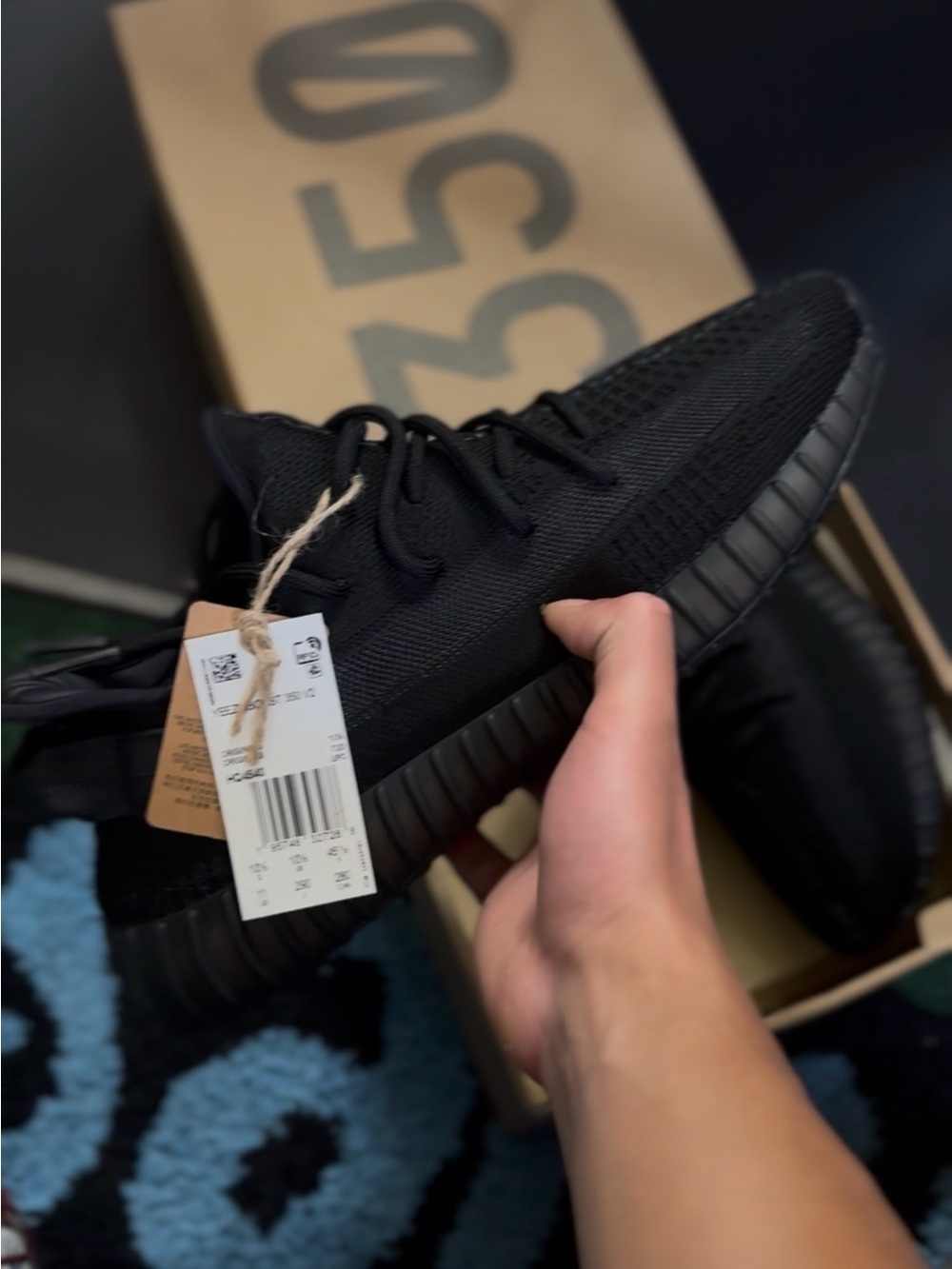 Triple Black Men's Knit Sneaker - Performance Casual